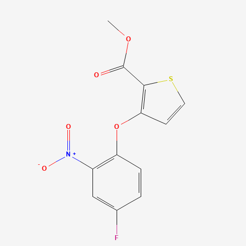 METHYL 3-(4-FLUORO-2-NITROPHENOXY)-2-THIOPHENECARBOXYLATE