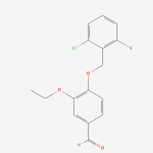 4-(2-CHLORO-6-FLUORO-BENZYLOXY)-3-ETHOXY-BENZALDEHYDE