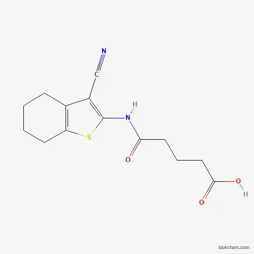 5-[(3-CYANO-4,5,6,7-TETRAHYDRO-1-BENZOTHIEN-2-YL)AMINO]-5-OXOPENTANOIC ACID