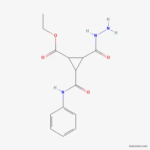 ETHYL 2-(ANILINOCARBONYL)-3-(HYDRAZINOCARBONYL)CYCLOPROPANECARBOXYLATE
