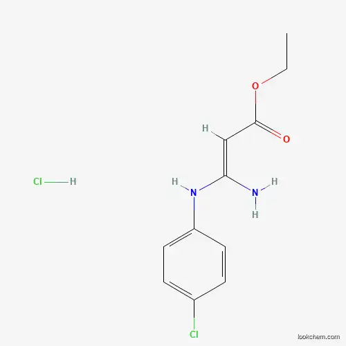 1-(4-CHLOROANILINO)-3-ETHOXY-3-OXO-1-PROPEN-1-AMINIUM CHLORIDE