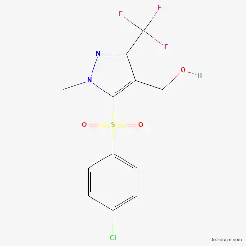[5-[(4-CHLOROPHENYL)SULFONYL]-1-METHYL-3-(TRIFLUOROMETHYL)-1H-PYRAZOL-4-YL]METHANOL