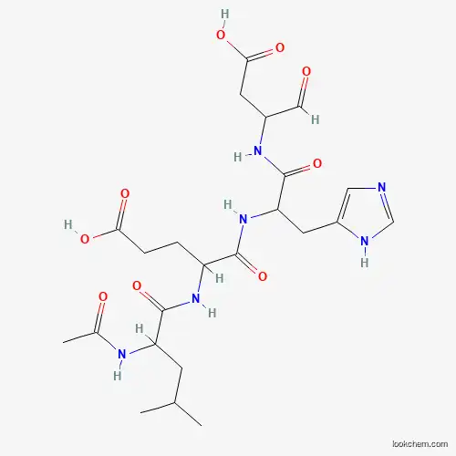 Ac-Leu-Glu-His-Asp-aldehyde(pseudoacid)