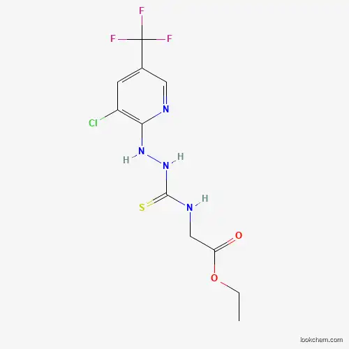 Ethyl 2-[({2-[3-chloro-5-(trifluoromethyl)-2-pyridinyl]hydrazino}carbothioyl)amino]acetate