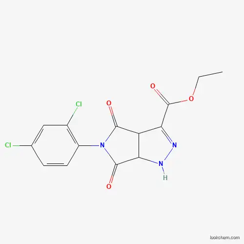 ETHYL 5-(2,4-DICHLOROPHENYL)-4,6-DIOXO-1,3A,4,5,6,6A-HEXAHYDROPYRROLO[3,4-C]PYRAZOLE-3-CARBOXYLATE