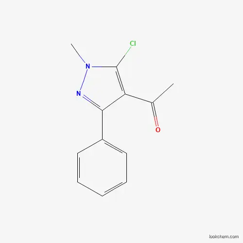 1-(5-CHLORO-1-METHYL-3-PHENYL-1H-PYRAZOL-4-YL)-1-ETHANONE