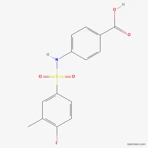 4-[(4-fluoro-3-methylphenyl)sulfonylamino]benzoic acid