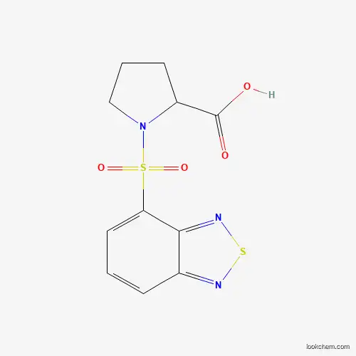 Molecular Structure of 329271-68-3 (1-(2,1,3-Benzothiadiazol-4-ylsulfonyl)pyrrolidine-2-carboxylic acid)