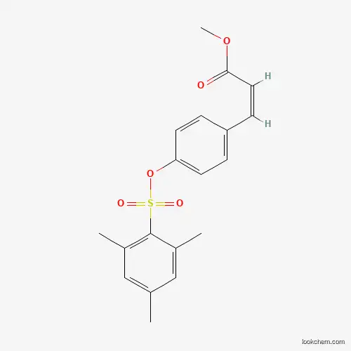 methyl (2Z)-3-{4-[(2,4,6-trimethylbenzenesulfonyl)oxy]phenyl}prop-2-enoate