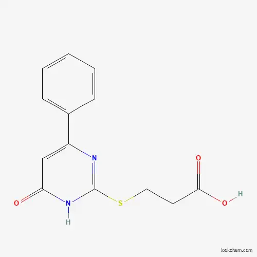 3-(4-OXO-6-PHENYL-1,4-DIHYDRO-PYRIMIDIN-2-YLSULFANYL)-PROPIONIC ACID