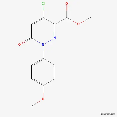 Molecular Structure of 338395-95-2 (Methyl 4-chloro-1-(4-methoxyphenyl)-6-oxo-1,6-dihydro-3-pyridazinecarboxylate)