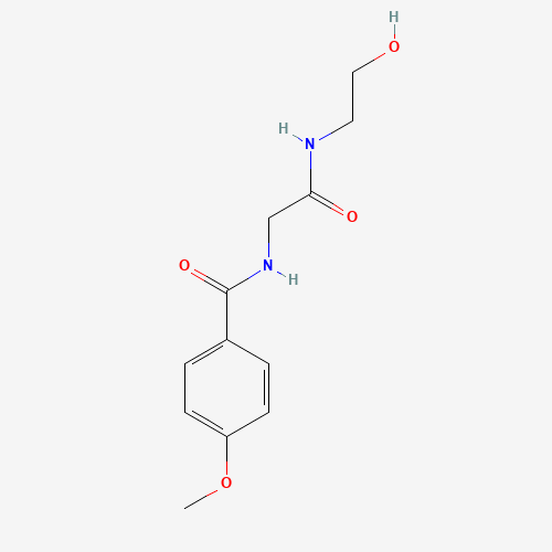 N-(2-[(2-HYDROXYETHYL)AMINO]-2-OXOETHYL)-4-METHOXYBENZENECARBOXAMIDE