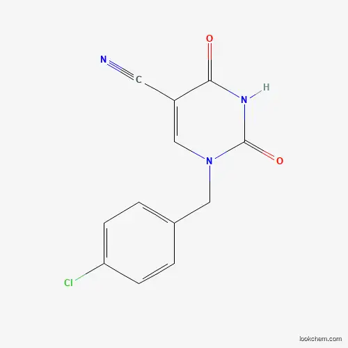 1-(4-CHLOROBENZYL)-2,4-DIOXO-1,2,3,4-TETRAHYDRO-5-PYRIMIDINECARBONITRILE