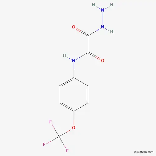 Molecular Structure of 338405-24-6 (2-Hydrazino-2-oxo-N-[4-(trifluoromethoxy)phenyl]-acetamide)