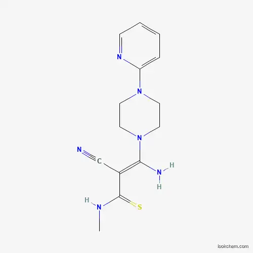 3-AMINO-2-CYANO-N-METHYL-3-[4-(2-PYRIDINYL)PIPERAZINO]-2-PROPENETHIOAMIDE