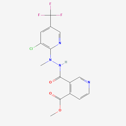 Methyl 3-({2-[3-chloro-5-(trifluoromethyl)-2-pyridinyl]-2-methylhydrazino}carbonyl)isonicotinate