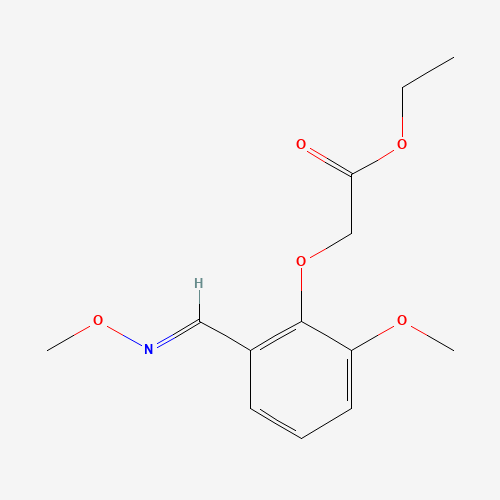 ETHYL 2-(2-METHOXY-6-[(METHOXYIMINO)METHYL]PHENOXY)ACETATE
