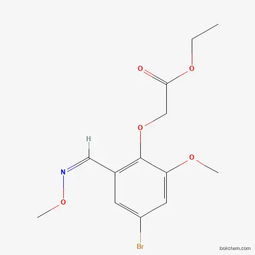 ETHYL 2-(4-BROMO-2-METHOXY-6-[(METHOXYIMINO)METHYL]PHENOXY)ACETATE
