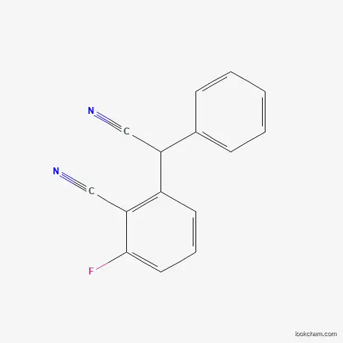 2-[cyano(phenyl)methyl]-6-fluorobenzonitrile