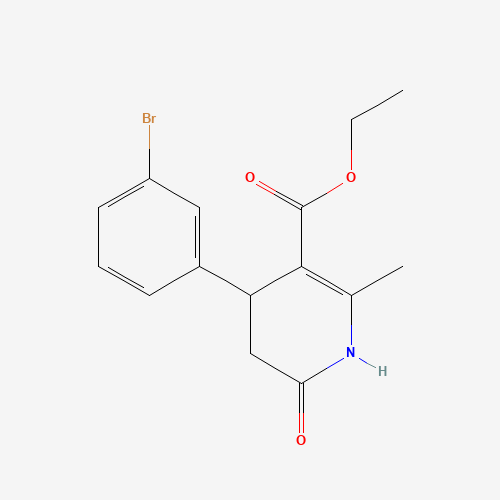 ETHYL 4-(3-BROMOPHENYL)-2-METHYL-6-OXO-1,4,5,6-TETRAHYDRO-3-PYRIDINECARBOXYLATE