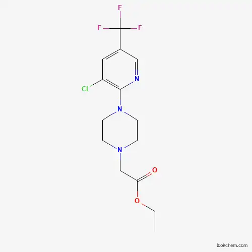 Ethyl 2-{4-[3-chloro-5-(trifluoromethyl)-2-pyridinyl]piperazino}acetate