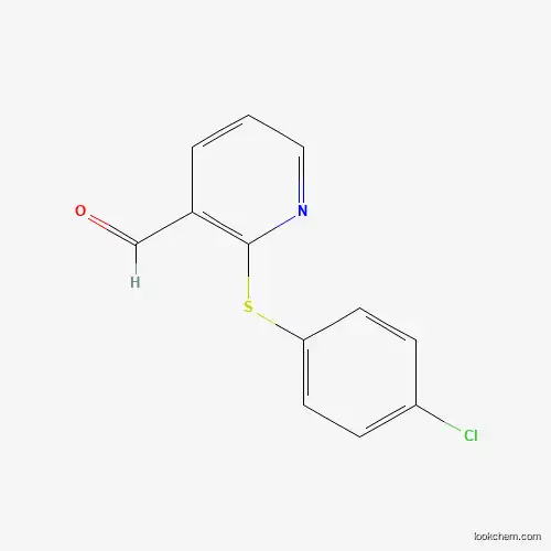 2-[(4-CHLOROPHENYL)SULFANYL]NICOTINALDEHYDE