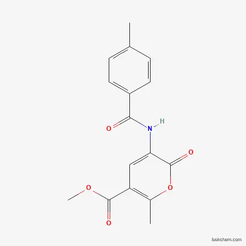 METHYL 6-METHYL-3-[(4-METHYLBENZOYL)AMINO]-2-OXO-2H-PYRAN-5-CARBOXYLATE