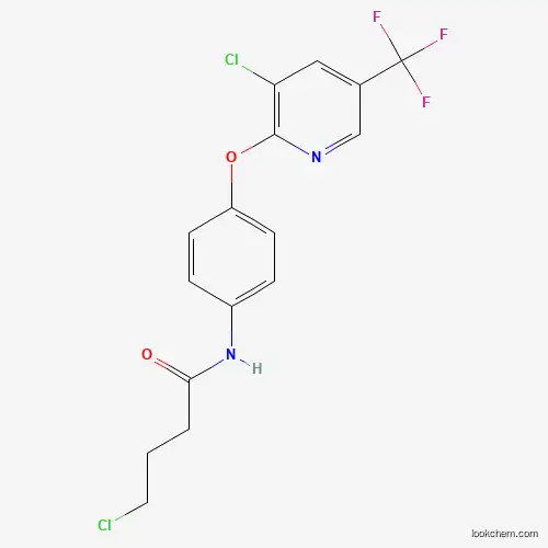 Molecular Structure of 339014-65-2 (4-Chloro-N-(4-{[3-chloro-5-(trifluoromethyl)-2-pyridinyl]oxy}phenyl)butanamide)