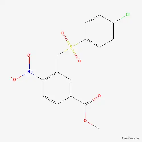 METHYL 3-([(4-CHLOROPHENYL)SULFONYL]METHYL)-4-NITROBENZENECARBOXYLATE