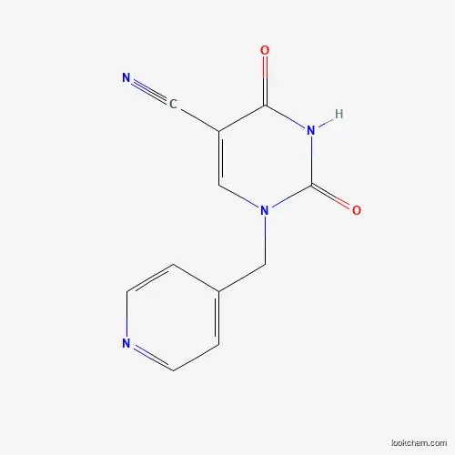 2,4-DIOXO-1-(4-PYRIDINYLMETHYL)-1,2,3,4-TETRAHYDRO-5-PYRIMIDINECARBONITRILE