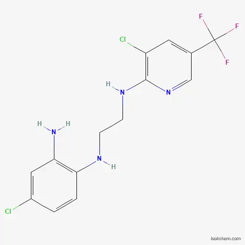 Molecular Structure of 341966-48-1 (4-chloro-N~1~-(2-{[3-chloro-5-(trifluoromethyl)-2-pyridinyl]amino}ethyl)-1,2-benzenediamine)
