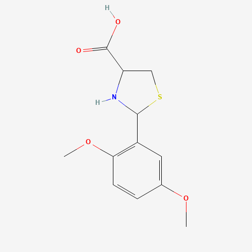 2-(2,5-DIMETHOXY-PHENYL)-THIAZOLIDINE-4-CARBOXYLIC ACID