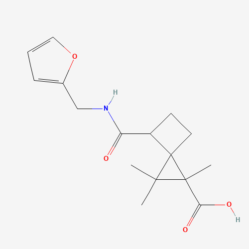 4-[(FURAN-2-YLMETHYL)-CARBAMOYL]-1,2,2-TRIMETHYL-SPIRO[2.3]HEXANE-1-CARBOXYLIC ACID