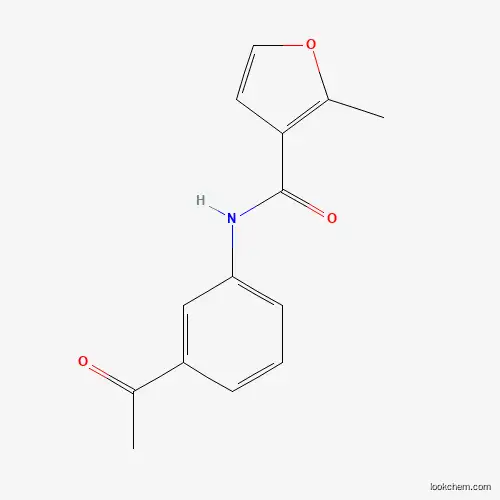 N-(3-acetylphenyl)-2-methyl-3-furamide