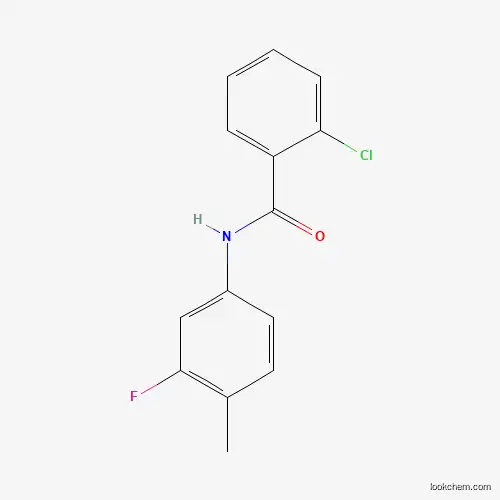 2-chloro-N-(3-fluoro-4-methylphenyl)benzamide