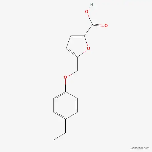 Molecular Structure of 364595-54-0 (5-[(4-Ethylphenoxy)methyl]-2-furoic acid)
