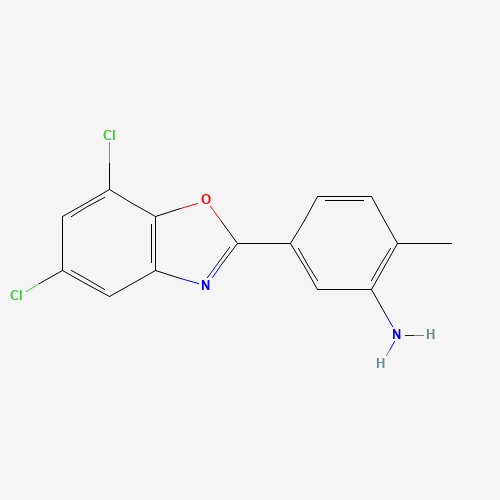 5-(5,7-DICHLORO-BENZOOXAZOL-2-YL)-2-METHYL-PHENYLAMINE(380882-58-6)