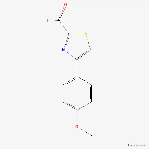 Molecular Structure of 383144-12-5 (4-(4-Methoxyphenyl)-1,3-thiazole-2-carbaldehyde)