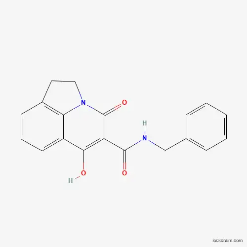 N-benzyl-6-hydroxy-4-oxo-1,2-dihydro-4H-pyrrolo[3,2,1-ij]quinoline-5-carboxamide