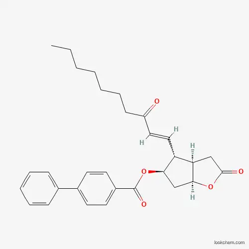 (3aR,4R,5R,6aS)-hexahydro-5-hydroxy-4-(3-oxo-1-decenyl)-2H-cyclopenta[b]furan-2-one 5-(4-Phenylbenzoate)