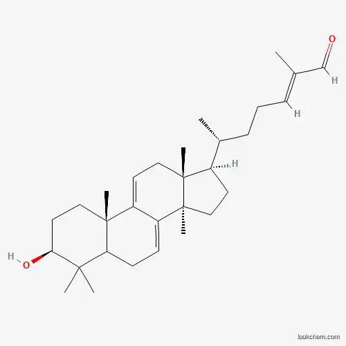 Molecular Structure of 420781-84-6 ((E,6R)-6-[(3S,10S,13R,14R,17R)-3-Hydroxy-4,4,10,13,14-pentamethyl-2,3,5,6,12,15,16,17-octahydro-1H-cyclopenta[a]phenanthren-17-yl]-2-methylhept-2-enal)