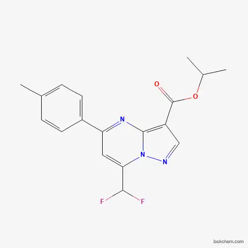 isopropyl 7-(difluoromethyl)-5-(4-methylphenyl)pyrazolo[1,5-a]pyrimidine-3-carboxylate