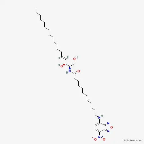 Molecular Structure of 474943-08-3 (C12-NBD-L-threo-sphingosine)