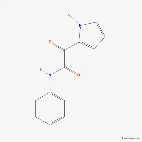 Molecular Structure of 477871-95-7 (2-(1-methyl-1H-pyrrol-2-yl)-2-oxo-N-phenylacetamide)