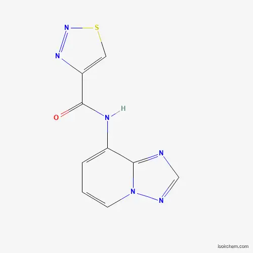 1,2,3-THIADIAZOLE-4-CARBOXAMIDE,N-[1,2,4]TRIAZOLO[1,5-A]PYRIDIN-8-YL-CAS