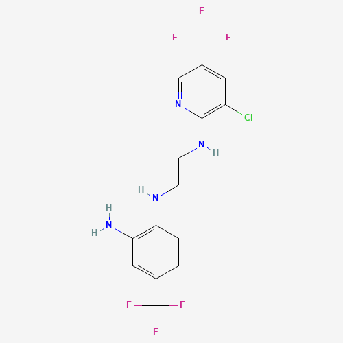 1-[3-CHLORO-5-(TRIFLUOROMETHYL)PYRID-2-YL AMINO]2-2[2-AMINO-4-(TRIFLUOROMETHYL)ANILINO]ETHANE