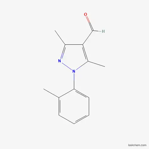 Molecular Structure of 400757-04-2 (3,5-dimethyl-1-(2-methylphenyl)-1H-pyrazole-4-carbaldehyde)