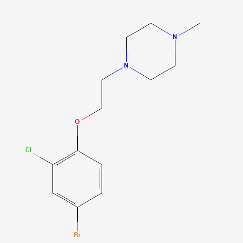 1-(2-(4-broMo-2-chlorophenoxy)ethyl)-4-Methylpiperazine