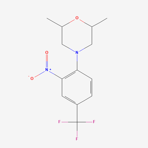 2,6-DIMETHYL-4-[2-NITRO-4-(TRIFLUOROMETHYL)PHENYL]MORPHOLINE