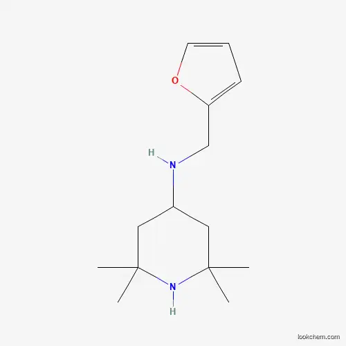 Molecular Structure of 428835-32-9 (Furan-2-ylmethyl-(2,2,6,6-tetramethyl-piperidin-4-yl)-amine)